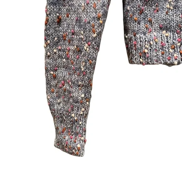 LC Lauren Conrad Women's Blue Knit Mock Neck Long Sleeve Pullover Sweater XS - Picture 3 of 10